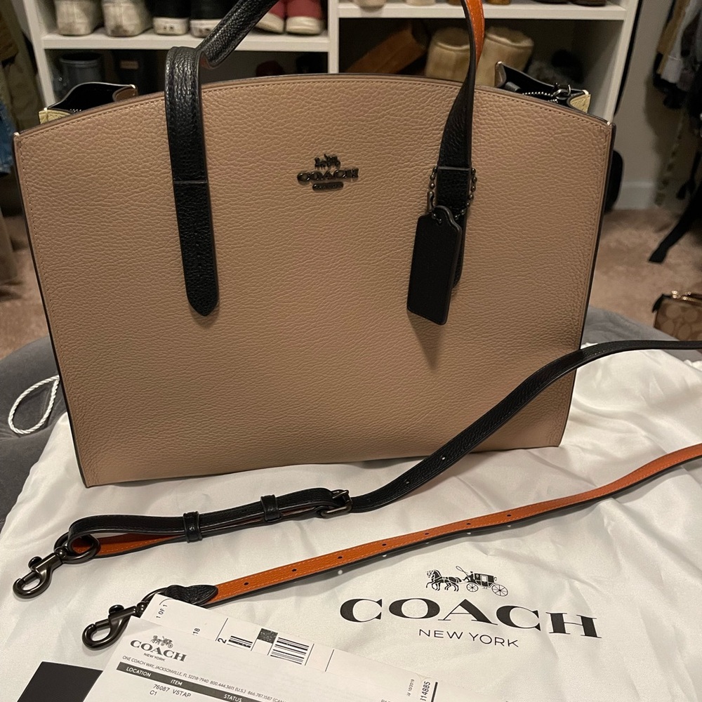 Like New Coach bag multi color